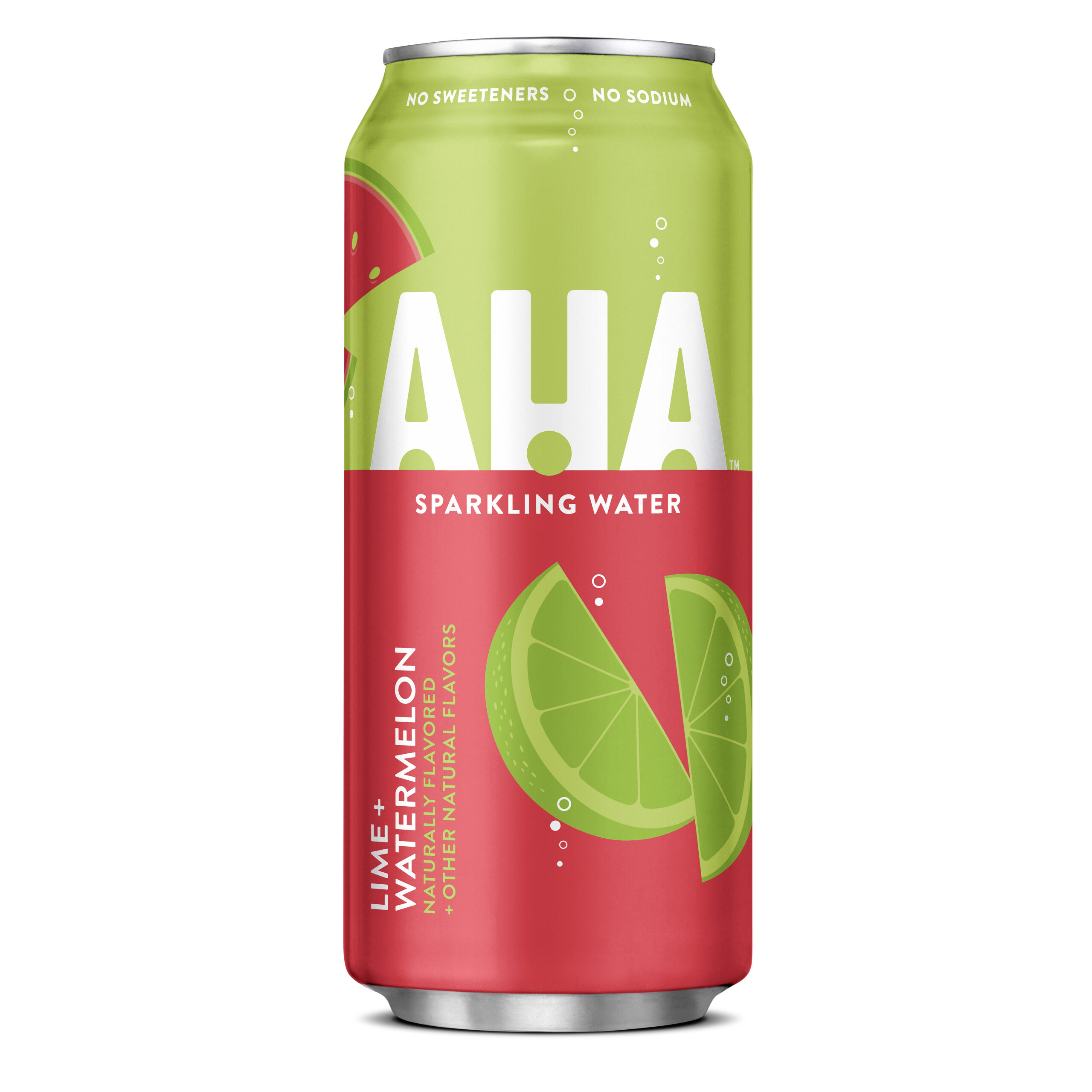 Aha Lime Watermelon Sparkling Water 16 oz. WeServ Inc.