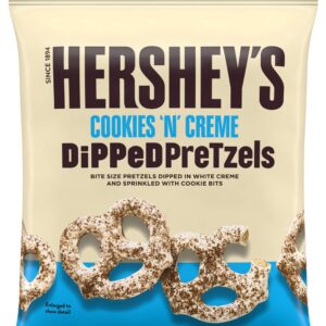 hersheys cookies and creme dipped pretzels