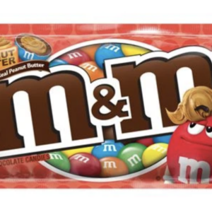 m&ms peanut butter chocolate candies