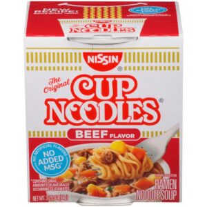 Nissin Cup Noodles Beef 2.25oz