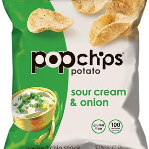Popchips Sour Cream and Onion Potato Snack