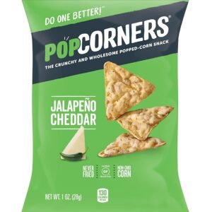 Popcorners Cheesy Jalapeno Corn Snack