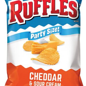ruffles sour cream and cheddar potato chips