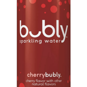 bubly cherry flavored water