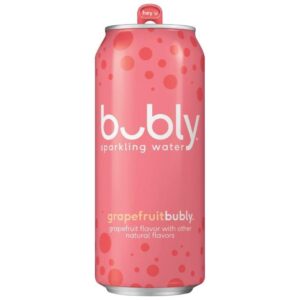 bubly grapefruit flavored water