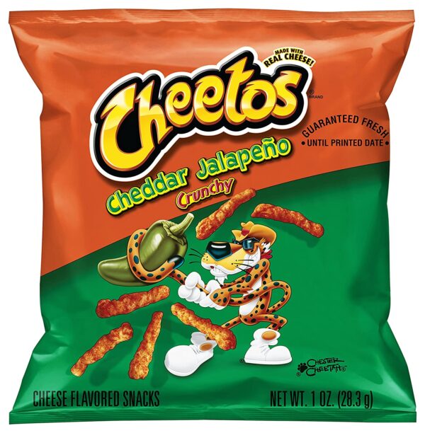 Cheetos Cheddar Jalapeno Crunchy Cheese Snacks