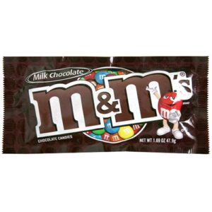 m&ms plain chocolate candies