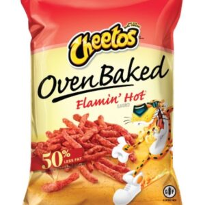 Cheetos Baked Flamin Hot Crunchy Cheese Flavored Snacks