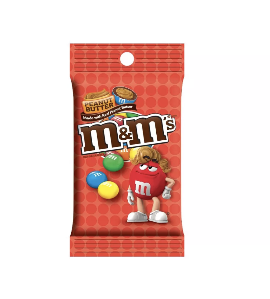 M&M'S Peanut Butter 5.1 oz Peg Bag