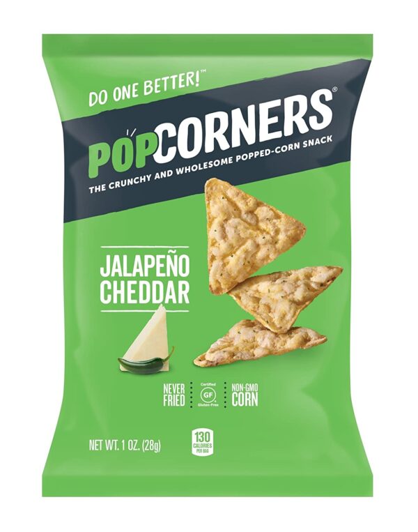 Popcorners Cheesy Jalapeno Corn Snack