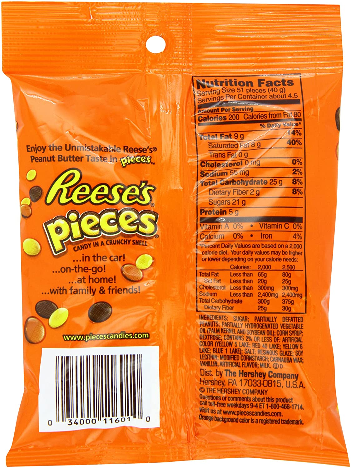 Reeses Pieces Peg Bag 6oz
